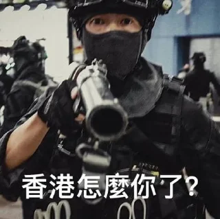 🇭🇰 emoji 一心爱中国 Telegram sticker 6 of 13
