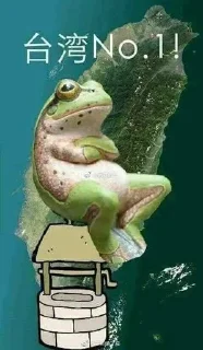 🐸 emoji 一心爱中国 Telegram sticker 10 of 13