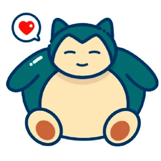 Sticker from Snorlax