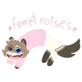 Sticker from Trash ferret - Lxnanis
