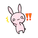 😲 emoji Pink-Bunny Telegram sticker 24 of 119