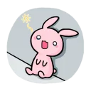 😵 emoji Pink-Bunny Telegram sticker 18 of 119