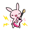 🎸 emoji Pink-Bunny Telegram sticker 16 of 119