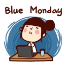 Sticker from 懶得打字小姐3(辦公室日常)