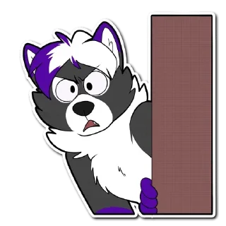 😠 emoji Kipi Furry 2 🦊 — @stckrRobot Telegram sticker 22 of 120