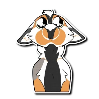 🥺 emoji Kipi Furry 2 🦊 — @stckrRobot Telegram sticker 11 of 120
