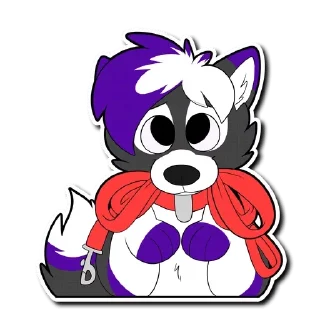🐶 emoji Kipi Furry 2 🦊 — @stckrRobot Telegram sticker 24 of 120
