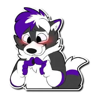 😳 emoji Kipi Furry 2 🦊 — @stckrRobot Telegram sticker 19 of 120