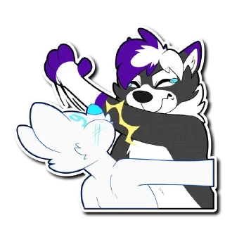 💥 emoji Kipi Furry 2 🦊 — @stckrRobot Telegram sticker 23 of 120