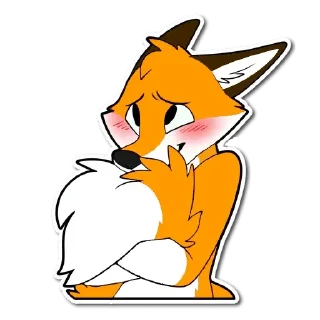 😳 emoji Kipi Furry 2 🦊 — @stckrRobot Telegram sticker 5 of 120