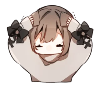 😧 emoji Amaenbo cat @moe_sticker_bot Telegram sticker 16 of 24