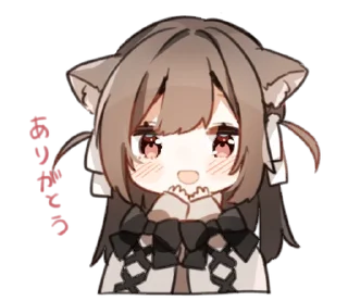 😃 emoji Amaenbo cat @moe_sticker_bot Telegram sticker 3 of 24