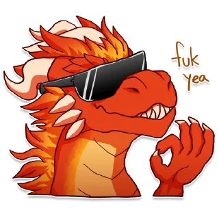 Sticker from Fiery Dork