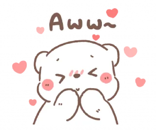 Sticker from lovely bear @darkestlace