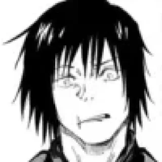 🤨 emoji 神҉ Toji¹ @Its_silence Telegram sticker 16 of 115