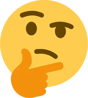🤔 emoji @Dhruv444's kang pack Vol.1 Telegram sticker 2 of 120