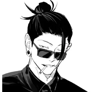🙂 emoji Suguru gojou Telegram sticker 11 of 18