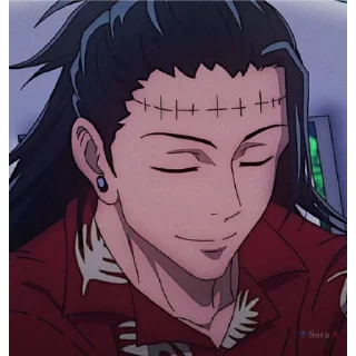 🙂 emoji Suguru gojou Telegram sticker 10 of 18
