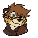 😏 emoji Animax Telegram sticker 7 of 27
