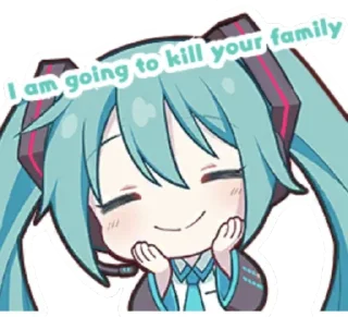 Sticker from Hatsune Miku