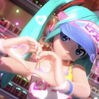 Sticker from Hatsune Miku