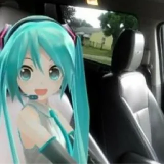 Sticker from Hatsune Miku