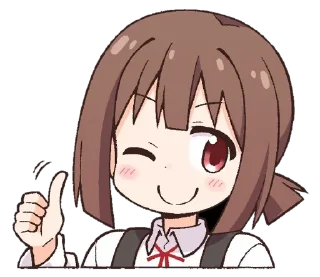 👍 emoji ONIICHAN WA OSHIMAI Telegram sticker 17 of 24