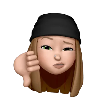 👎 emoji sara Telegram sticker 13 of 29