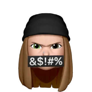 🤬 emoji sara Telegram sticker 10 of 29