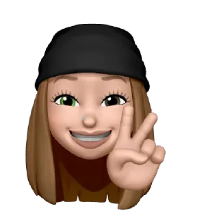 ✌ emoji sara Telegram sticker 14 of 29