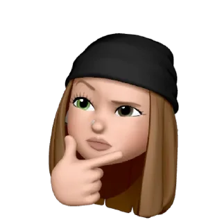 🤔 emoji sara Telegram sticker 19 of 29