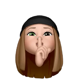 🤫 emoji sara Telegram sticker 18 of 29