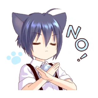 Sticker from Boy of a black cat