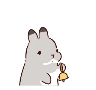 🐇 emoji ꒰ ૮꒰ྀིゝ。∂ ྀི꒱ა꒱ @nkplz Telegram sticker 13 of 24