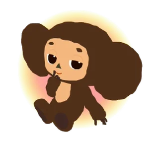 😏 emoji チェブラーシカ アニメスタンプ @moe_sticker_bot Telegram sticker 17 of 24