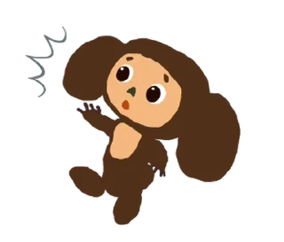 😨 emoji チェブラーシカ アニメスタンプ @moe_sticker_bot Telegram sticker 23 of 24