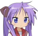 Sticker from Kagami Hiiragi
