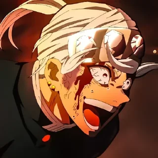 😆 emoji Tengen Uzui by @animestickersii Telegram sticker 23 of 84