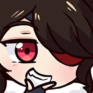 😏 emoji Genshin Impact stickers by @MelonbreadFBP Telegram sticker 6 of 93
