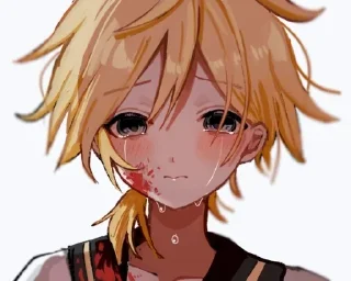🌟 emoji Len Vocaloid by @CyanDarkness Telegram sticker 24 of 32