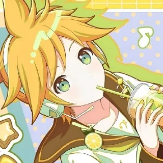🌟 emoji Len Vocaloid by @CyanDarkness Telegram sticker 21 of 32