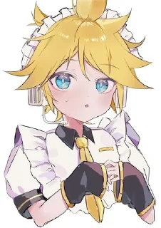 🌟 emoji Len Vocaloid by @CyanDarkness Telegram sticker 10 of 32