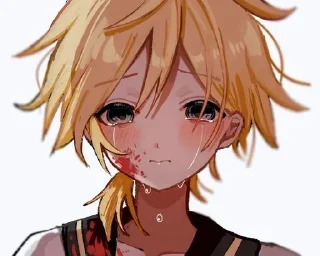 Sticker from Len Vocaloid by @CyanDarkness