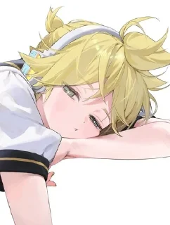 🌟 emoji Len Vocaloid by @CyanDarkness Telegram sticker 17 of 32