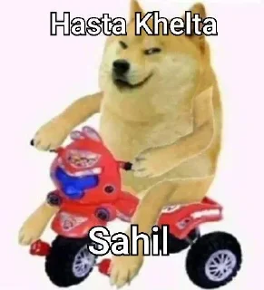 Sticker from Hasta Khelta - @Bauddhik_samuh