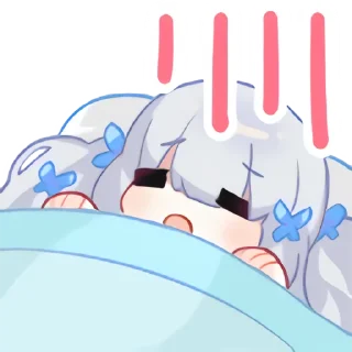 🛌 emoji 雫るる Telegram sticker 10 of 20