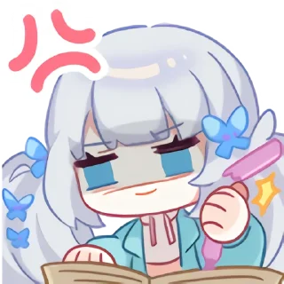 💢 emoji 雫るる Telegram sticker 18 of 20