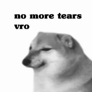 🥲 emoji Sad cheems #2 @Anime_Gaming_chat_global Telegram sticker 16 of 119