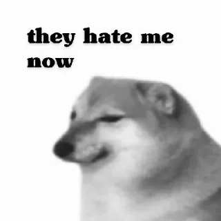 🥲 emoji Sad cheems #2 @Anime_Gaming_chat_global Telegram sticker 17 of 119