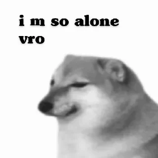 🥲 emoji Sad cheems #2 @Anime_Gaming_chat_global Telegram sticker 24 of 119